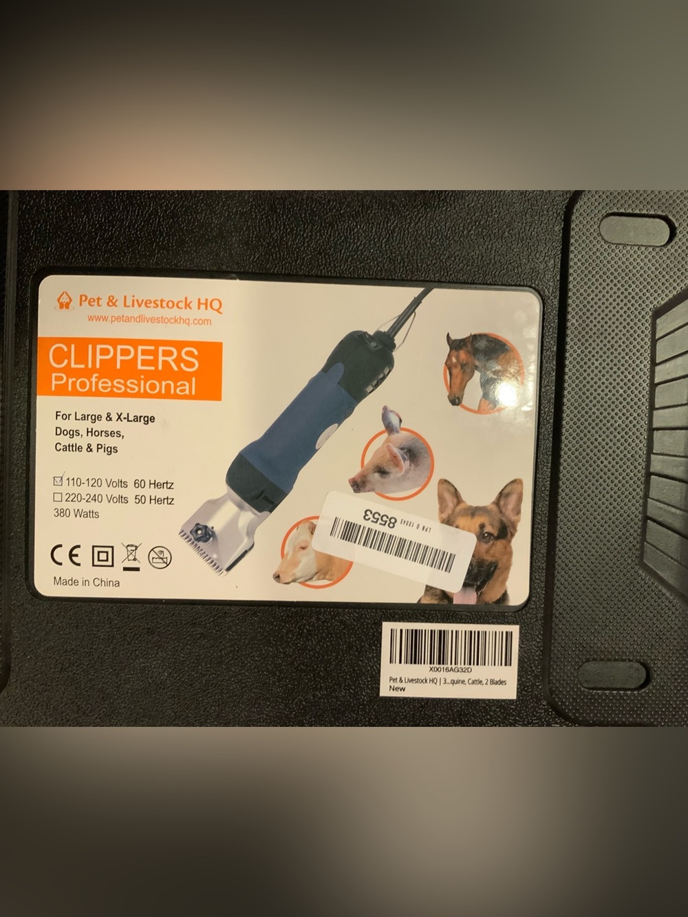 Pet & Livestock HQ Blue Clippers Professional for Large & X-Large Animals